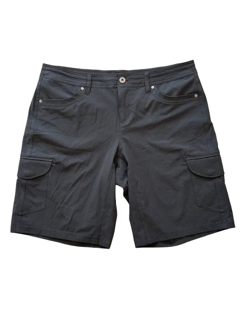 NEW KUHL FreeFlex Cargo Shorts 10 inch Dark Gray SZ 12